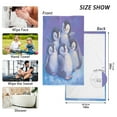 thumbnail image 3 of Penguins Set of 2 Pure Cotton Towels, 16'' x 28'', Highly Absorbent and Soft, 3 of 8