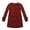 Red, variant on Girls' Double-Brested Overcoat with Lovely Square Pockets RH1198