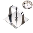 thumbnail image 1 of IDEANATEGRATE Soporte Para Servilletas De Acero Inoxidable Con Plateado Moderno, 1 of 8