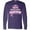 Purple, variant on Inktastic My Wife is a Survivor Breast Cancer Awareness Long Sleeve T-Shirt