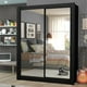 thumbnail image 2 of Ropero Madesa Dallas Plus 2 Puertas Con Espejo Negro, 2 of 5