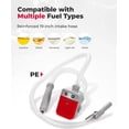 thumbnail image 5 of KEMIMOTO 35'' Hose Portable Fuel Transfer Pump Auto Shut-Off Sensor Overfill Protection 2.4 GPM Fast Flow Battery Powered w/ 3 Can Adapters, 5 of 7