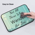 thumbnail image 6 of Bingfone Not All Those Who Wander Are Lost1 Laptop Sleeve Case 13 Inch, 360° Protective Computer Carrying Bag, 6 of 9