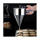 thumbnail image 4 of Stainless Steel Funnel Dispenser with Rack Cupcake Pancake Batter Maker Octopus Fish Ball Home Kitchen Baking Tool, 4 of 5