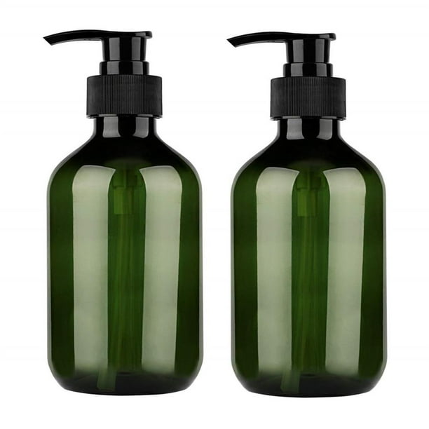 Bearachild Dispensador de jabón, botellas con bomba de presión, contenedor de plástico, suministros de baño para dispensar lociones corporales de Juegos de accesorios de baño No.1 Bearachild HA042823-01