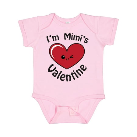 

Inktastic I m Mimi s Valentine Gift Baby Boy or Baby Girl Bodysuit