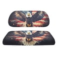 thumbnail image 2 of Pzuqiu 2 Piece Golf Cart Seat Covers Breathable Easy to Install, Compatible with Golf Car Seat Golf Cart Seats Backrest Bottom Seat Cover(Eagle USA Flag), 2 of 10