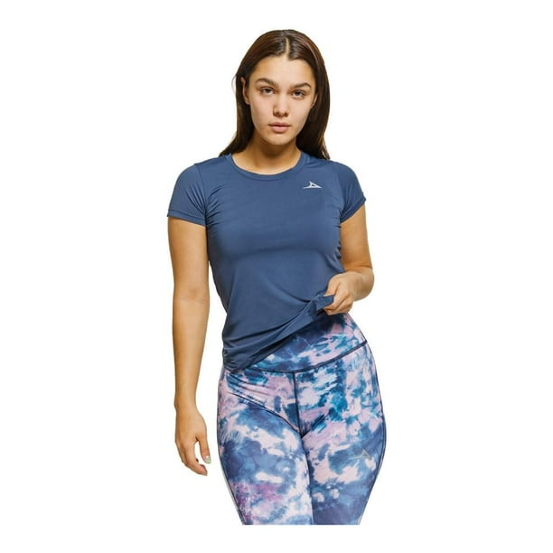 Playera Mujer Pirma Talla G Color Marino