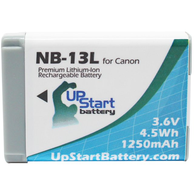 Compatible Canon NB-13L Battery Compatible - For Canon NB-13L Digital Camera Battery (1250mAh, 3.6V, Lithium-Ion)