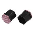 thumbnail image 3 of 20 Universal 21mm Pink Crystal Turkish Stud Cover Caps, 3 of 5