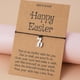 thumbnail image 3 of Easter Wishes Anklet Bracelet Blessing Alloy Pendant Wax String Wrist DecorF, 3 of 5