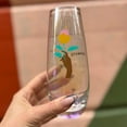 thumbnail image 6 of Still Growing Flower Stemless Champagne Flute Glass, 6 of 9