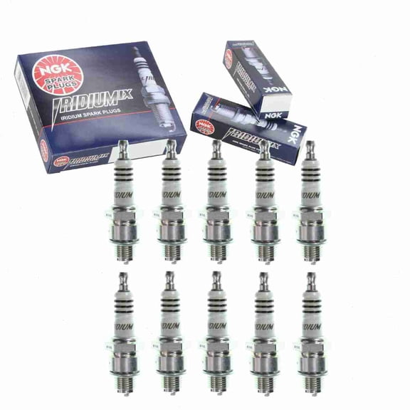 10 pc NGK 6692 Iridium IX Spark Plugs for 2453 4067 677 90793-20100 N08W QL55 W07AS W31FS-ZU Ignition Wire Secondary