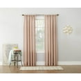 thumbnail image 6 of No. 918 Daniela 1-Piece Linen Blend Semi-Sheer Rod Pocket Curtain Panel, 54"x84", Blush, 6 of 7