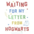 thumbnail image 2 of Girl's Harry Potter Waiting for my Letter from Hogwarts  Graphic Tee White Large, 2 of 4