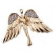 thumbnail image 4 of Broche de aleación de cristal a la moda, broche de Metal con alas de Ángel, accesorio de joyería Oro Yuyangstore Broche de las alas del ángel de las mujeres, 4 of 8