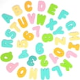 thumbnail image 2 of LSLJS 36pc Alphabet Letters Numbers Suction Bath Toys Preschool Daycare Spelling Basic Math Learning Travel Kids Toddlers Ages 1 2 3 4 5 6 Years Old, Education, 2 of 9