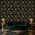 thumbnail image 6 of Magic Peel and Stick Wallpaper Golden Crescent Moons Mushrooms Glowing Vines Wall Mural 17.7in x 9.8ft Self Adhesive Removable Wall Paper Renter Friendly Wallpaper for Kids Bedroom Living Room, 6 of 8