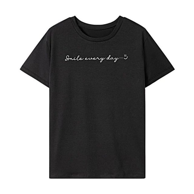 Camiseta Básica Mujer Strade Fareast Limited Cuello Redondo Manga Corta Poliéster Trabajo Playa Camping Viajes