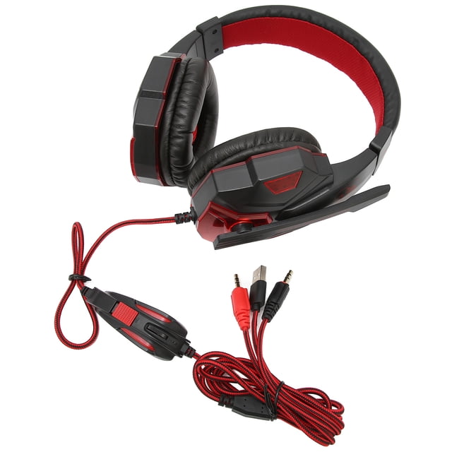 Auriculares Para Juegos ANGGREK Con Volumen Ajustable Luminoso 3,5 Mm Con Micrófono Para PC