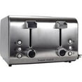 thumbnail image 1 of Coffee Pro CFPOG8590 Stainless Steel Haus-Maid 4-Slice Toaster, Gray, 1 of 4