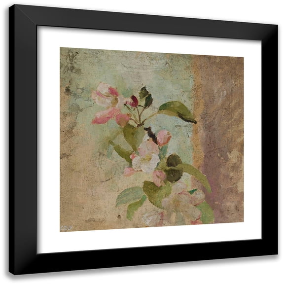 Jan Ciągliński 12x12 Black Modern Framed Museum Art Print Titled - Apple Blossoms