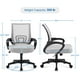 thumbnail image 3 of Silla de Oficina Ergonómica Yaheetech con Respaldo Medio de Malla, Gris, 3 of 9