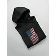 thumbnail image 3 of Damaged American Flag Hoodie Men -GoatDeals Designs, Male XX-Large, 3 of 4