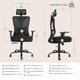 thumbnail image 3 of Silla Directiva Ergonomica TITANO Ajustable Soporte Lumbar de Malla, 3 of 7