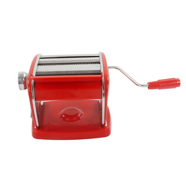 Machine à Pâtes, Outil de Cuisine Machine à Nouilles Manuelle 6 Niveaux Réglables Type Ventouse pour Ménage Rouge, Jaune, Rose, Vert