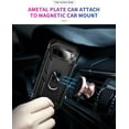 thumbnail image 2 of KOMI Étui pour Google Pixel 9A, Support de Voiture Militaire [Support Intégré] Anneau Métallique Double Couche Protection Antichoc TPU+PC pour Google Pixel 9A 5G Rouge, 2 of 5