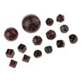 thumbnail image 1 of Freer 15 Pcs dés en Acrylique à Chiffres Multi-Faces pour Jeux dés Polyédriques table Jeu de Rôle Jeu de Société Rouge, 1 of 5