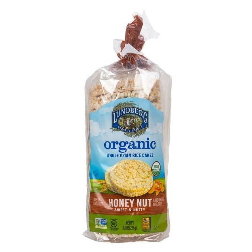Lundberg Rice Cakes, Honey Nut, GF, Organic-6 x 9.6 oz