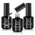 thumbnail image 1 of Set de gel para uñas Beetles Top Coat, gel base y pegamento para uñas, 3 unidades, 1 of 7