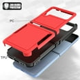 thumbnail image 5 of Galaxy Z Flip 4 Case, Allytech Military Grade Protective Anit-Scratch Shockproof Drop Proof Bumper Defender Back Cover Case for Samsung Galaxy Z Flip 4 5G - Red, 5 of 5