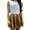 Gold, variant on CHUOU Women's Fashion High Waist Pleated Solid Color Short Skirt Loose Sequin Skirt