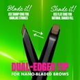 thumbnail image 2 of Lápiz de cejas NYX PROFESSIONAL MAKEUP Blade & Shade Chocolate, 2 of 9