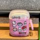 thumbnail image 1 of Sanrio-funda de auriculares inalámbricos con Bluetooth, bonita Carcasa protectora verde transparente para Iphone, Kawaii, dibujos animados, Hellokittyed, 1 of 4