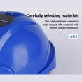 thumbnail image 4 of Mens Construction Hard Hat with Solar Fan and Light, Waterproof Working Helmet for Construction and Home Improvement, USB Output, 4 of 6