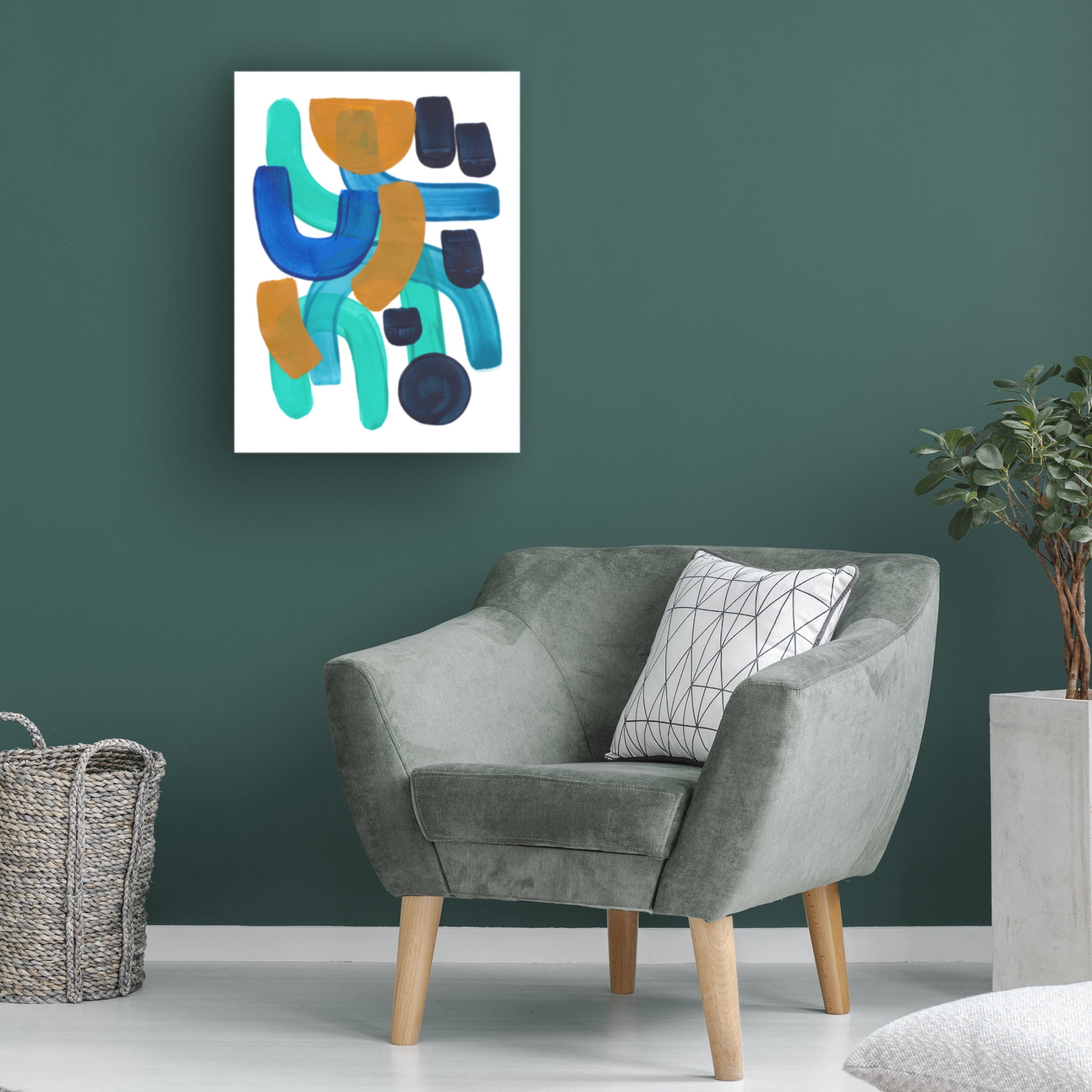 Trademark Fine Art Ejaaz Haniff Ocean Gold Canvas Wall Art
