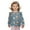 Blue-Floral, variant on DISNIMO Floral Printed Sweatshirt for Toddler Girl Long Sleeve T-Shirts Crewneck Pullover Tops Fall Winter Clothes 1-2 Years