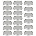 thumbnail image 2 of STAINLESS STEEL MINI GLASS JAR LIDS CONTAINER SEALING COVER FOR SPICE HONEY STORAGE, 2 of 7