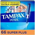 thumbnail image 2 of Tampax Pearl Tampons, avec Tresse Anti-Fuites, Absorption Super Plus, Non Parfumés, 2 of 23
