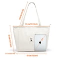 thumbnail image 4 of Bolsa de yoga WLLWOO WLLWOO, bolsa de lona, 36 x 38 cm, color beige, 4 of 7