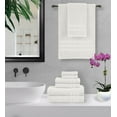 thumbnail image 3 of 100% Cotton 650 GSM 6-Piece Bath Towel Sets - Highly Absorbent & Extra Soft Quality Towels For Bathroom & Kitchen, Every Day Use - Ivory, 3 of 4