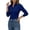 Navy, variant on Women’s Button Down Shirt Slim Stretch Office Style Hidden Placket Long Sleeve Shirt