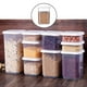 thumbnail image 1 of Caja de Almacenamiento de Cereales de Cocina Conjunto de Recipientes s con Tapa Despensa Almacenamiento de Contenedores de Plástico Organizad C BLESIY Caja de almacenamiento, 1 of 8