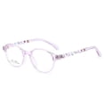 thumbnail image 1 of Fashion Online Classes Eye Protection Portable Anti-blue Light Kids Glasses Comfortable Eyeglasses Ultra Light Frame PURPLE, 1 of 8