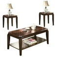 thumbnail image 1 of Kingfisher Lane 3 Piece Coffee Table Set in Walnut, 1 of 1