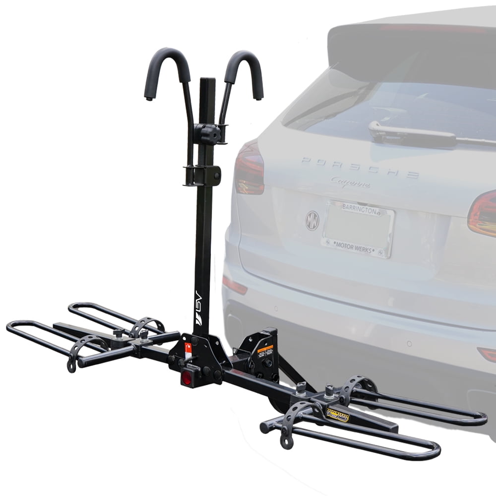 BV 2-Bike Rack Hitch Mount For Car SUV Trunk Bicycle Platform Carrier Max  70LBS With 1.25